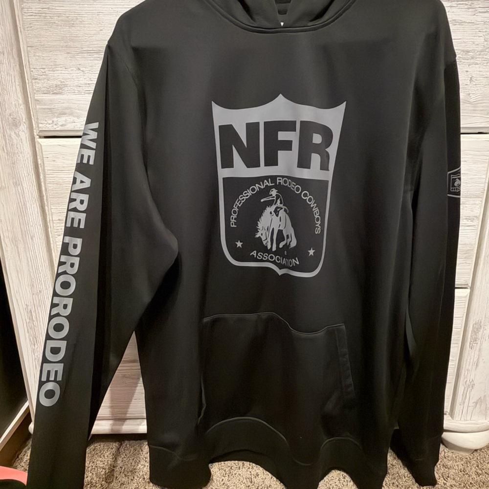 2019 NFR Black Hoodie with Logo